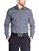 John Henry Men's Long Sleeve Diamond Print Woven Shirt