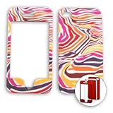 Apple iPhone 4 (AT&T/Verizon) Red/Orange/Purple Zebra Print iPhone 4 Hard C ....