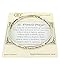 Jewelry Nexus Silver-tone St. Francis Prayer Engraved Twist Bangle Inspirational Bracelet & Prayer Card