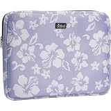 California Leash Company Manhattan Beach Laptop Sleeve (Purple HI Floral)