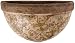 Esschert Design USA Ceramic Wall Planter-Green/White