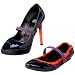 Ruthie Davis Women's Edamame/Sashimi Pump And Ballet Flat Combo,Navy/Grape/Orange,38.5 EU (US Women's 8.5 M)