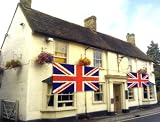 Mega Large Union Flag 2.74m X 1.82m (9ft X 6ft) Great Britain Uk English Union Jack Flag. Ideal for Pub, Bar, British Theme, Patriotic, Party, Soccer Etc