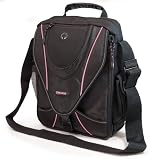 Mobile Edge Mini Messenger Bag Black/Pink great for Netbooks