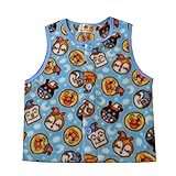 アンパンマン ベビー 総柄 ニットキルト パジャマ 女の子 女児 (長袖 パジャマ 寝具) (サックス 80cm) fa4329-s-80