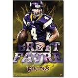 Minnesota Vikings Brett Favre Sports Poster Print - 22x34