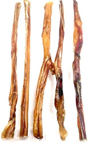 12" Bully Sticks, 100% Sourced and Made in USA, Odorless, Beef, Chews (5)