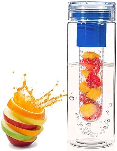 Infuser Water Bottle - BPA Free - Leak Proof Add Your Favorite Fruit & Enjoy - Cup Holder Friendly - Twist Style Cap - By Sip Sector