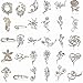 Silver Plated Rhinestone Breastpin Pin Brooch