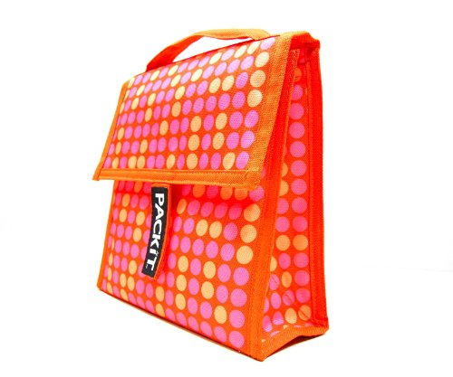 PackIt Freezable Mini Lunch Cooler, Polka Dot