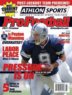 2011 Athlon Sports NFL Pro Football Magazine Preview- Dallas Cowboys Cover
