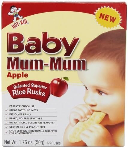 TNA Mum Mum Rice Biscuits - Apple - 1.76 oz