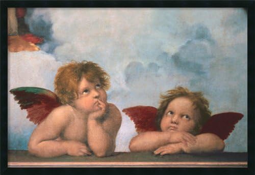 Cherubini by Sanzio Raphael Framed