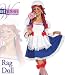 Womens Costume Story Book Character Adult Raggedy Ann Anne Rag Doll Girl Cute Dress Party Outfit