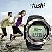 Tushi Heart Rate Monitor & Multifunction Sports Pulse Watch + Waterproof Pedometer Fitness Activity Tracker + Chronograph Stopwatch and Countdown Timer + EL Backlight with Daily and Hourly Alarm