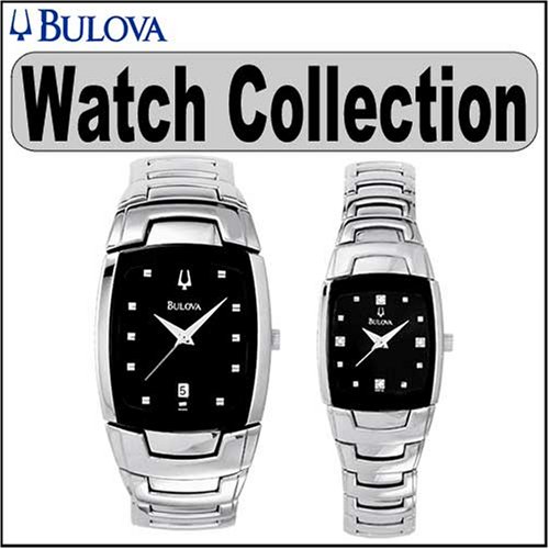 Bulova His & Hers Gift Set - Mens Watch 96G46 Plus Ladies Watch 96P15