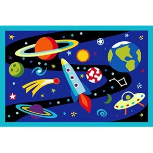 LA Rug Out of This World 19-by-29-Inch Nylon Rug