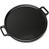 UPC 634041866723 product image for Cast Iron Pizza Pan -14 Inch- Makes Amazing Golden Crust Pizza -Better than Cera | upcitemdb.com