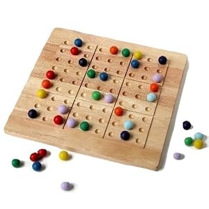 ColorKu Solid Wood Puzzle by Mad Cave Bird Games