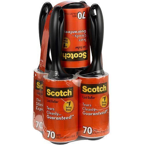 Scotch-brite Lint Roller, 70sheets, (5 Pack)