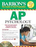 Barrons AP Psychology with CD-ROM, 5th Edition (Barrons AP Psychology Exam (W/CD))
