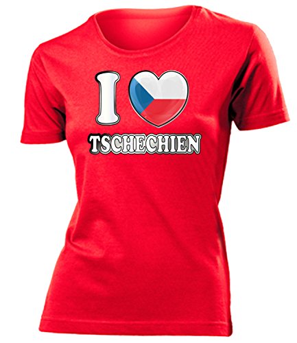 FUSSBALL – I LOVE TSCHECHIEN FANSHIRT 5014(F-R) Gr. L