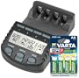 Technoline BC 700 Set Akku-Ladeger�t (mit 4x 2500 mAh AA Varta Akku) schwarz