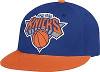 NBA New York Knicks Flat Brim Flex Fit Wool Hat, Small/Medium from Adidas