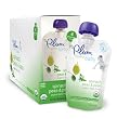 Plum Organics Baby Second Blends, Spinach, Peas and Pear, 4.22-Ounce Pouches (Pack of 12)