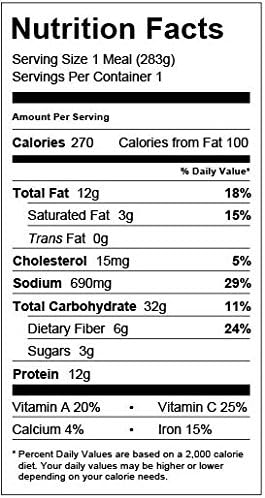 Grainful Andouille Sausage and Oats Entree, 10 Ounce -- 12 per case.