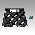 PUMA 611007001 Herren Diagonal Boxer Short Unterhose - 1 Stück Packung