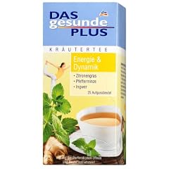 Das gesunde Plus Energie & Dynamik-Tee, 25 Beutel, 4er Pack (4 x 50 g)