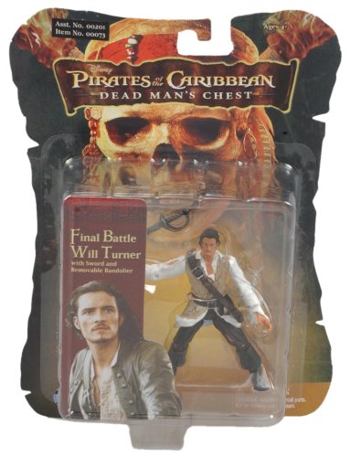 Piraten der Karibik III 73 - 10cm Actionfiguren Will Turner Battle Version