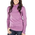 Mossimo&reg; Black: Ultrasoft Turtleneck Sweater - Whip Purple