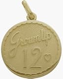 Yellow Gold Grown Up #12 Age Expression Pendant