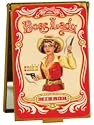 Boss Lady Retro COWGIRL COMPACT purse make-up MIRROR