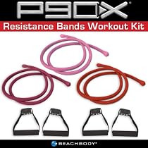 P90X Resistance Bands Workout Kit--3 bands: Light, Medium, Heavy