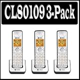 AT&T CL80109 DECT 6.0 Digital Cordless Expansion Telephone's CL80109 With Caller ID/Call Waiting 3 Pack Kit