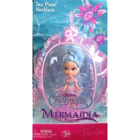 Aqua Sea Pixie Necklace - Barbie Fairytopia Mermaidia (2006) by Sea Pixie Necklace Barbie Fairytopia Mermaidia