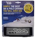 Award Winning Skiweb Ski & Pole Carrier Classic Grey