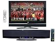 Pyle Powerful LCD HDTV & Sound Bar Package for Home/Office/Schools/Public -- P32LCD 32" Hi-Definition LCD Flat Panel TV + PSBV800 6 Way 300 Watt Multi Source Wall Mounted Sound Bar withUSB, SD, HD, MP3, HDMI, FM Tuner and SRS 3D Technology.