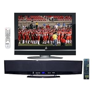 Pyle Powerful LCD HDTV & Sound Bar Package for Home/Office/Schools/Public -- P32LCD 32