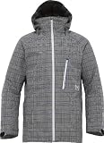 Burton Herren Snowboardjacke AK 2L LZ DOWN, smurf measurement plaid, Gr. XL, 253697