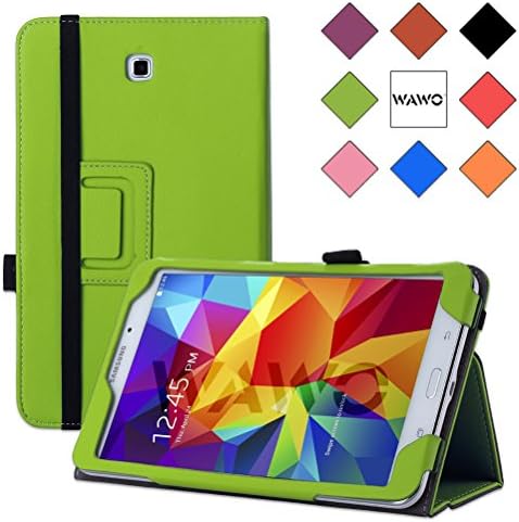 WAWO Samsung Galaxy Tab 4 8.0 Inch Tablet Smart Cover Creative Folio Case - Green