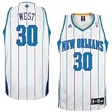 Adidas New Orleans Hornets David West Swingman Home Jersey