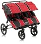 Baby Jogger Summit 360 Triple Jogging Stroller, Red Black