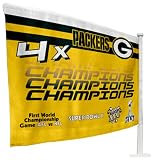 NFL Green Bay Packers 4X Super Bowl Champion Truck Flag