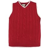 cable-knit sweater vest