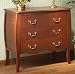3 - drawer Bombe Chest