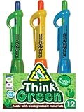 Raymond Geddes, Think Green Biodegradable Pen, 12 per Display (67760)